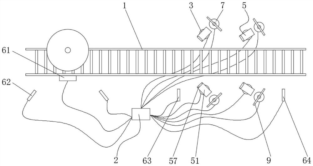 Wheel set tread damage detection system and method based on image processing