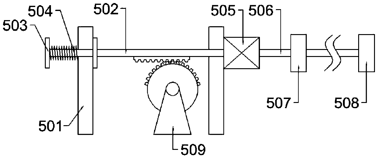 A liquid material mixing equipment for chemical industry with the function of changing the driving direction