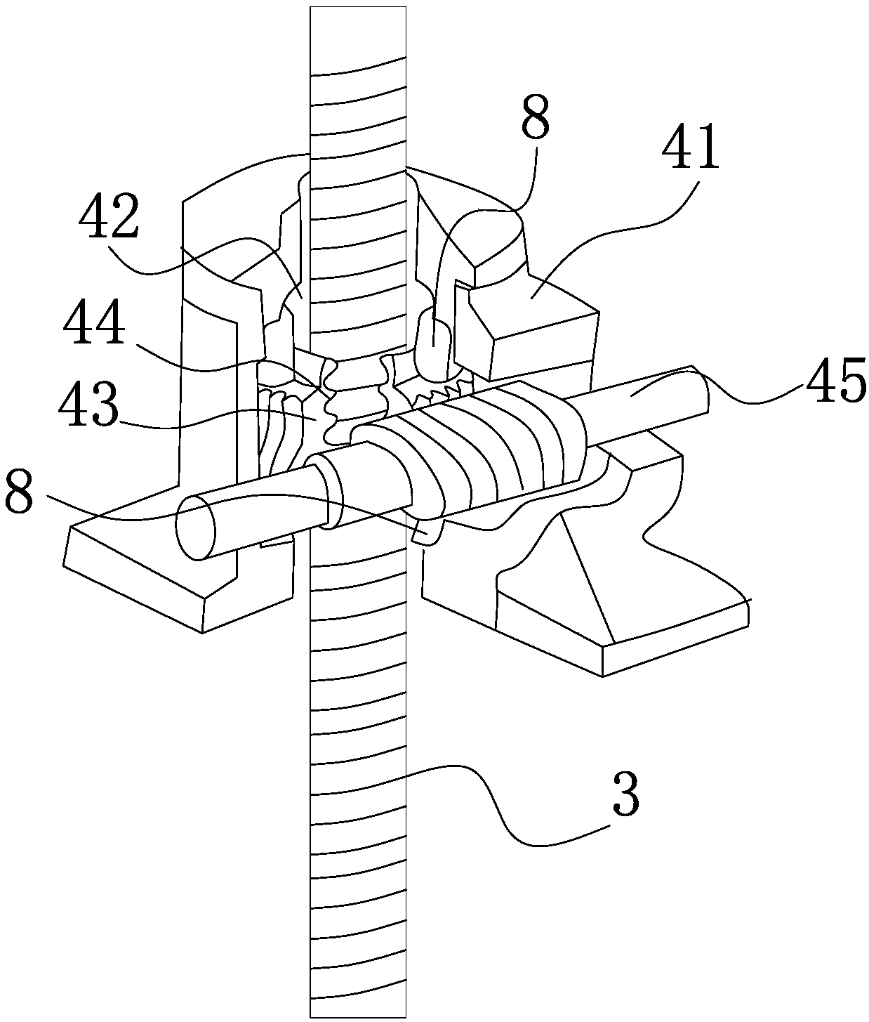 Inflating device for unhairing pig skin