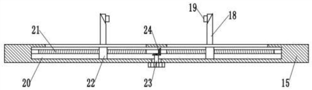 A size detection device with dust removal function for the production of computer main case