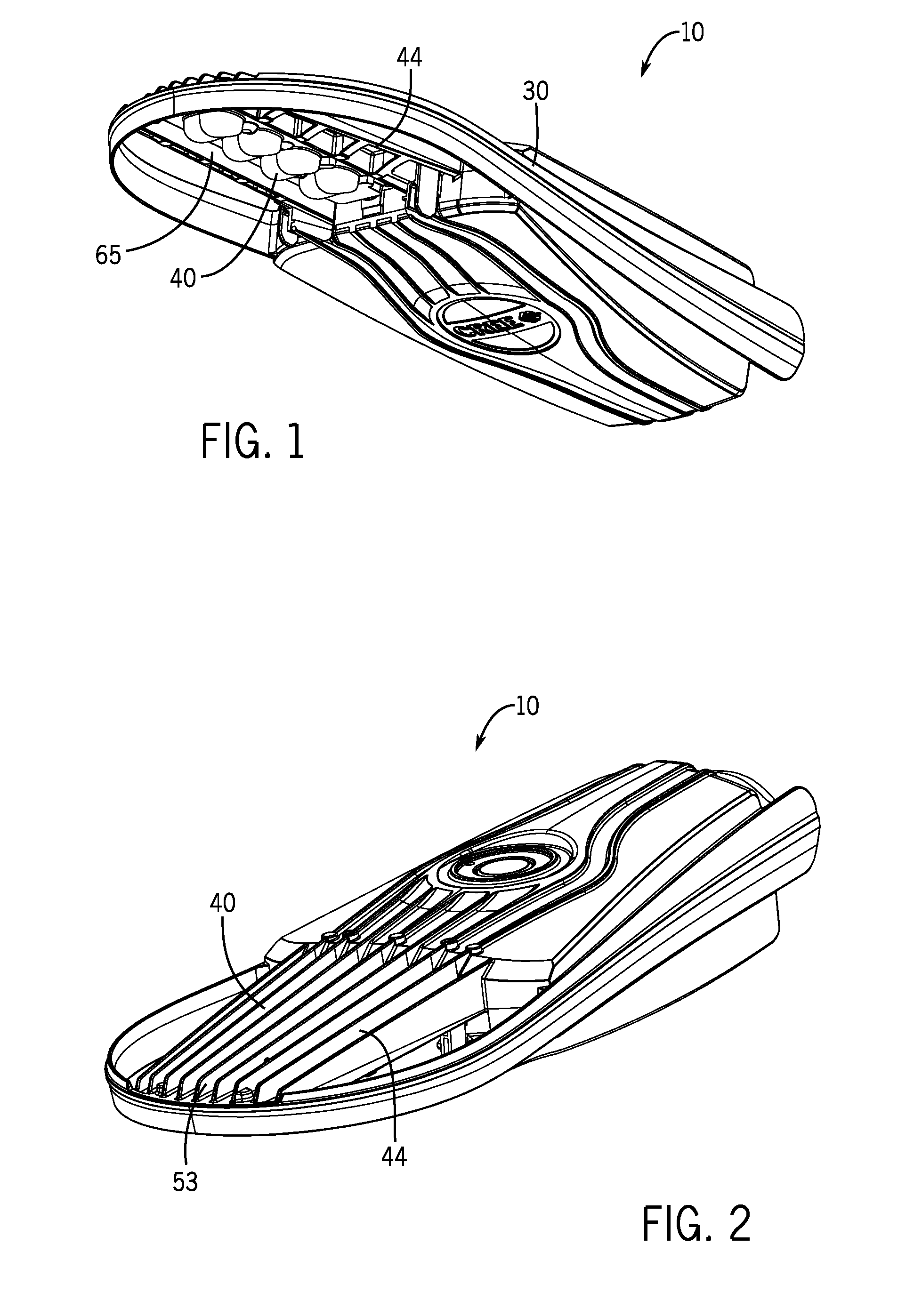 LED light fixture with integrated light shielding