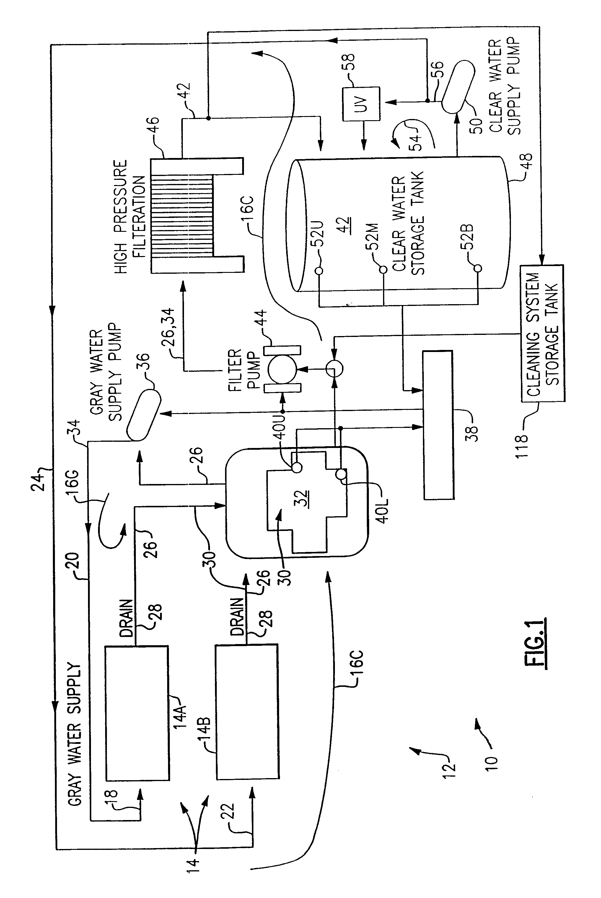 Water filtration and recycling for stone fabrication equipment