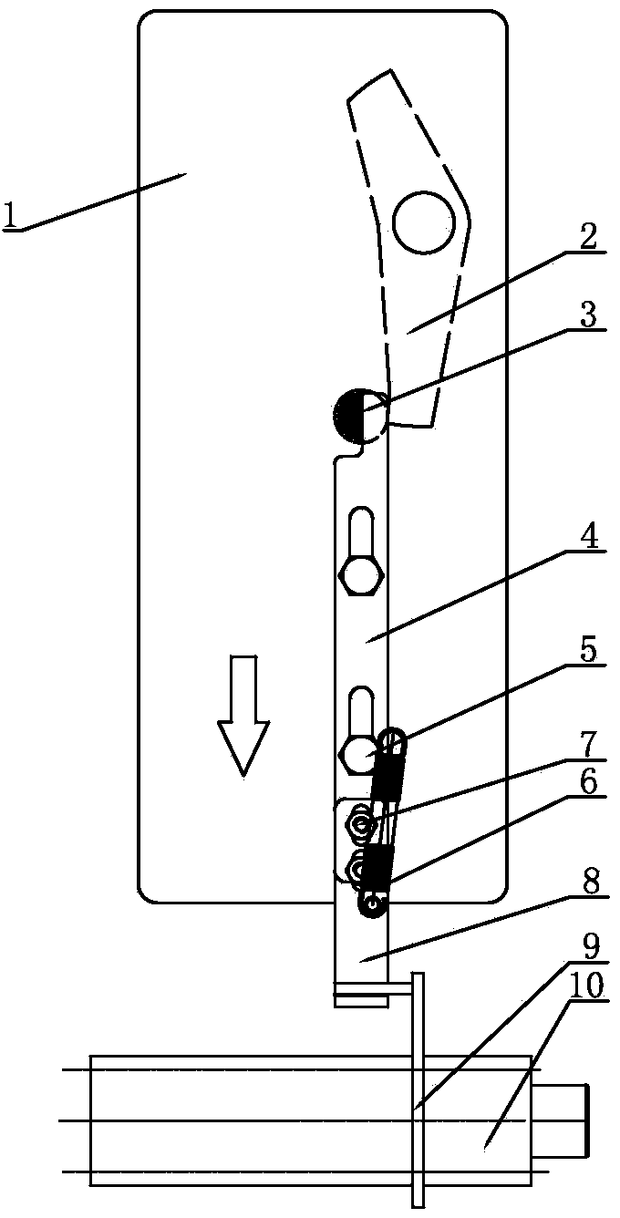 Operating mechanism chassis truck interlocking device and interlocking method thereof