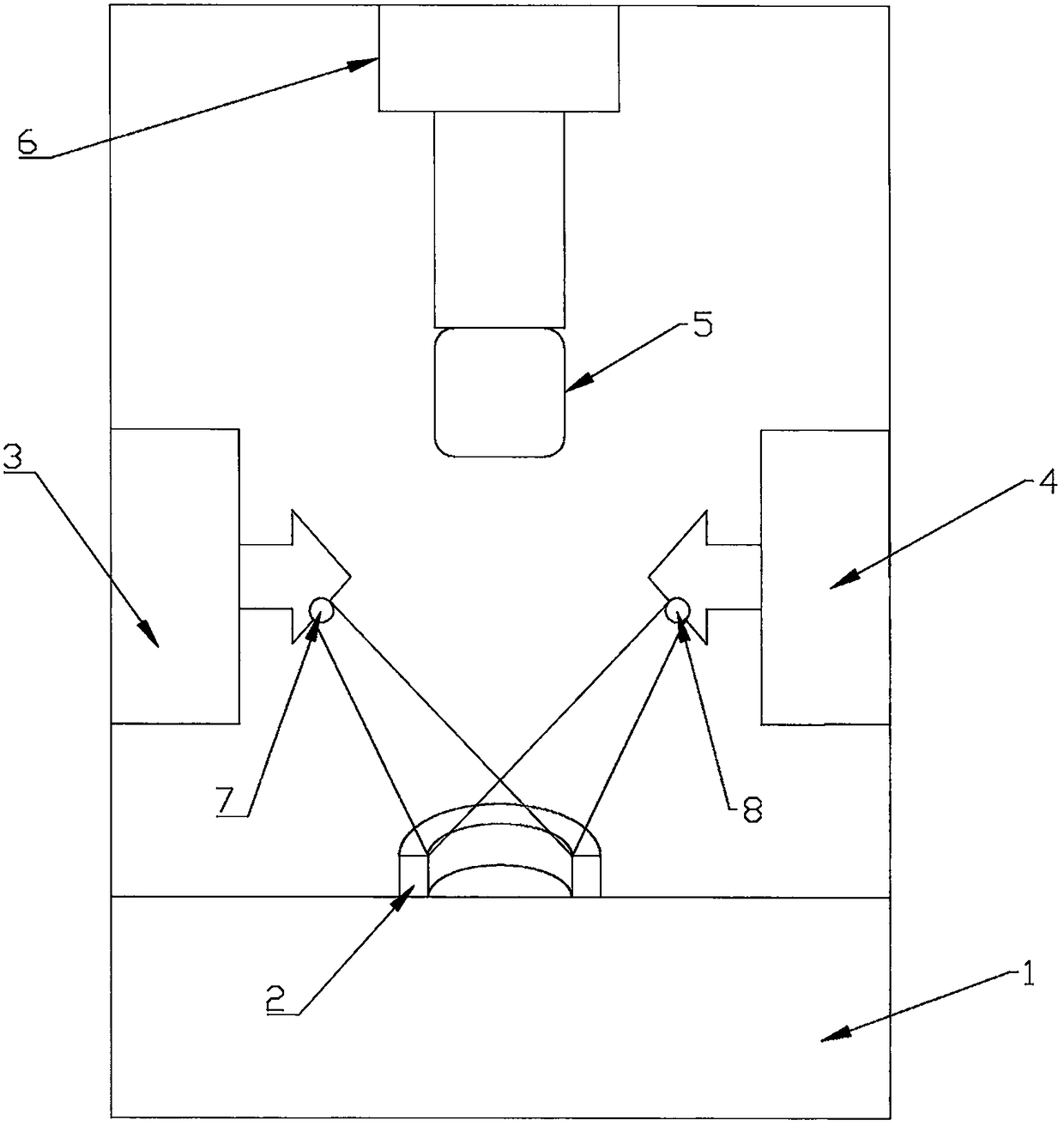 Forging, punching and quenching integrated forming process and device