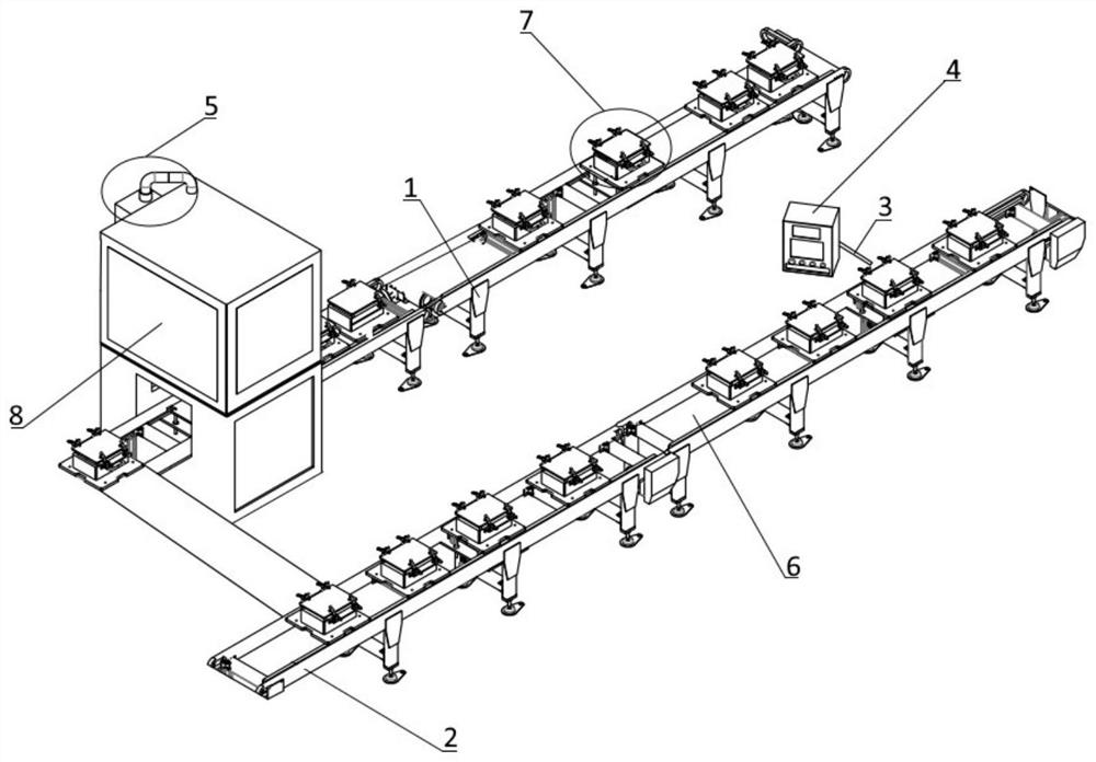 Automatic detection robot for circuit boards and detection method of automatic detection robot