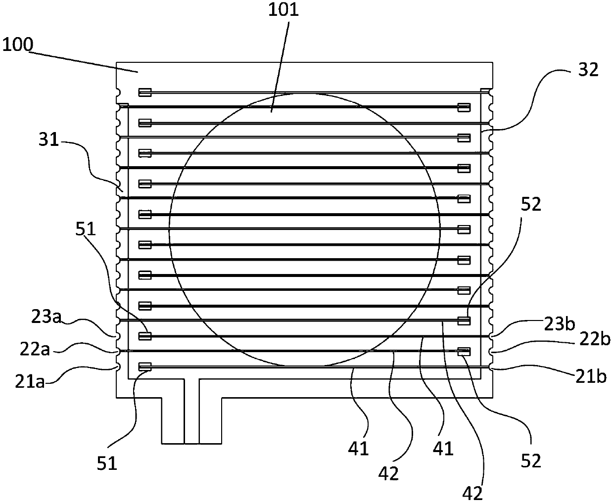 A kind of bn ion gate and its manufacturing method