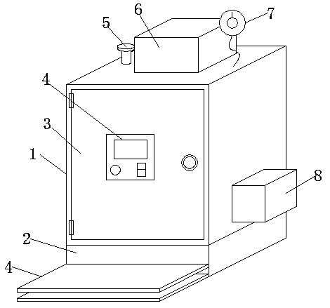 Automatic efficient electrical medicine moistening machine