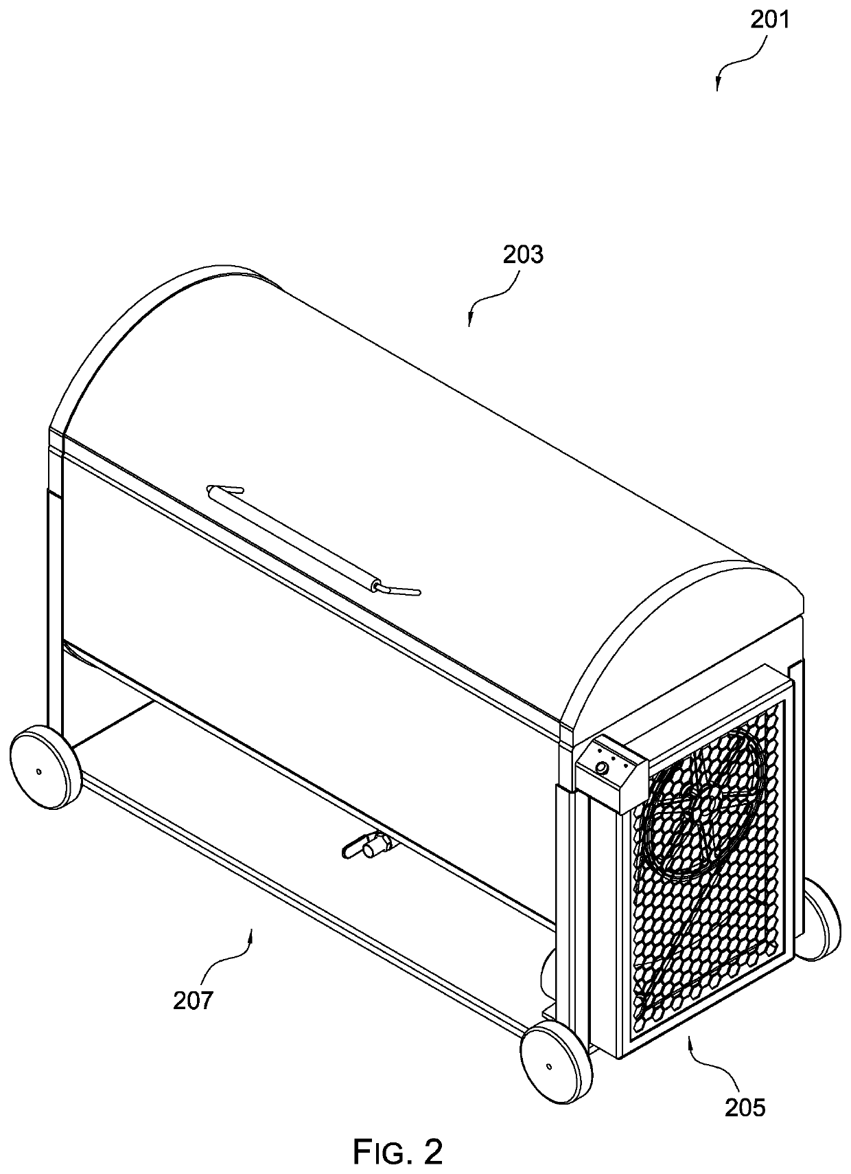 Rotating tissue digestor system and method of use