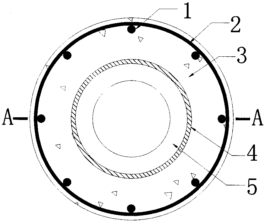 Internal steel tube confined reinforced concrete hollow pier