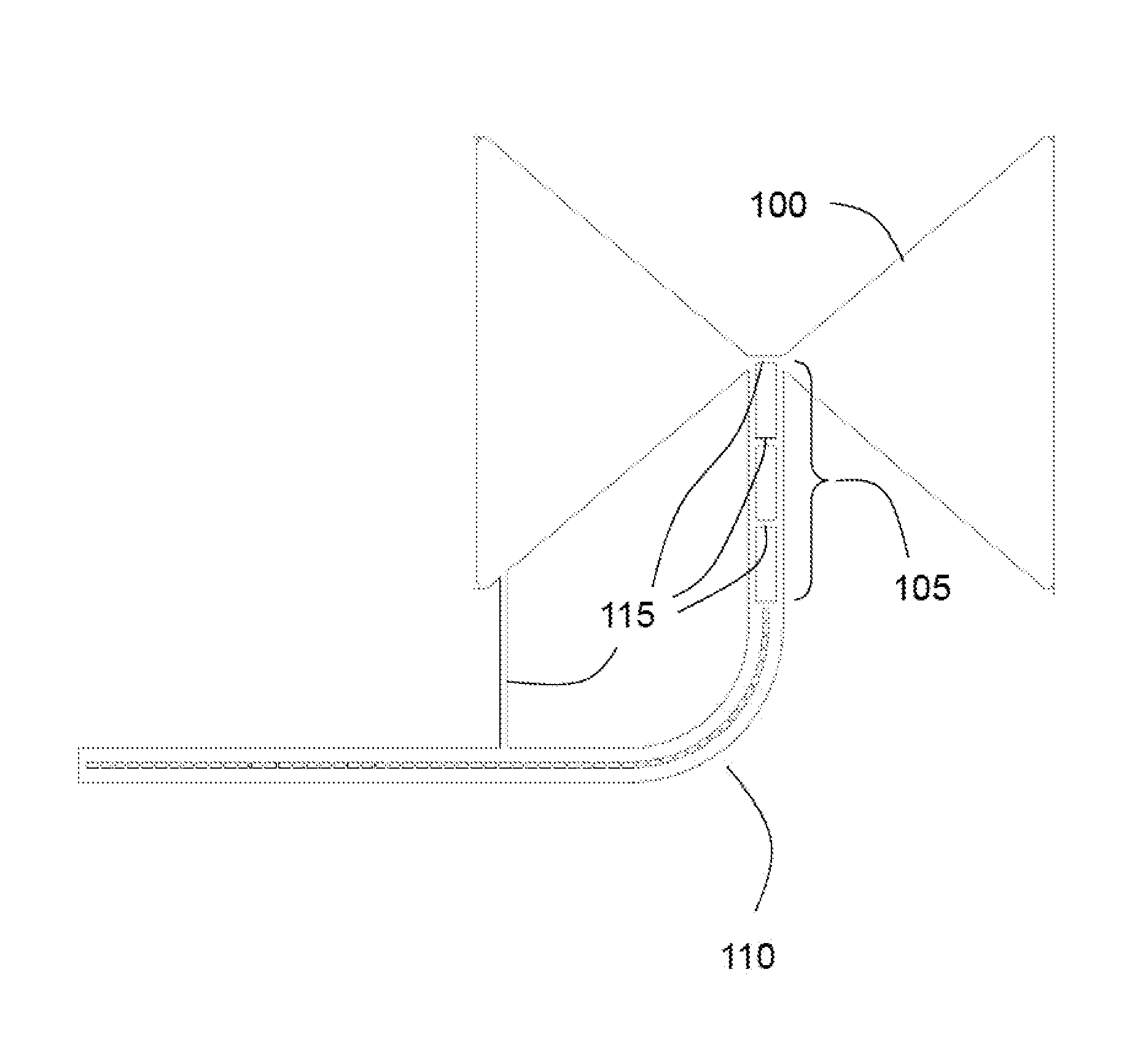 Wearable antenna having a microstrip feed line disposed on a flexible fabric and including periodic apertures in a ground plane