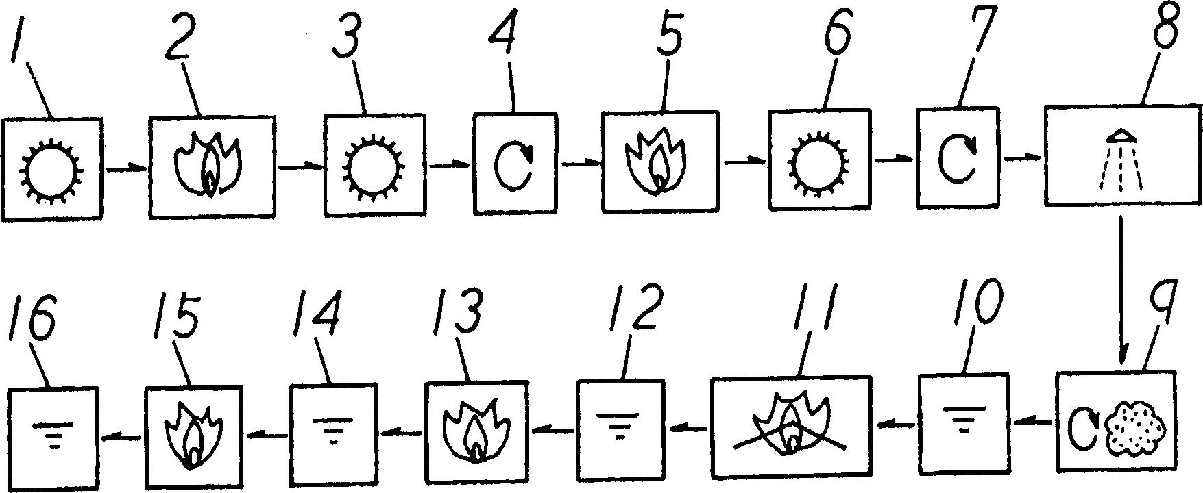 Grilled fish processing method and grilled fish processing device