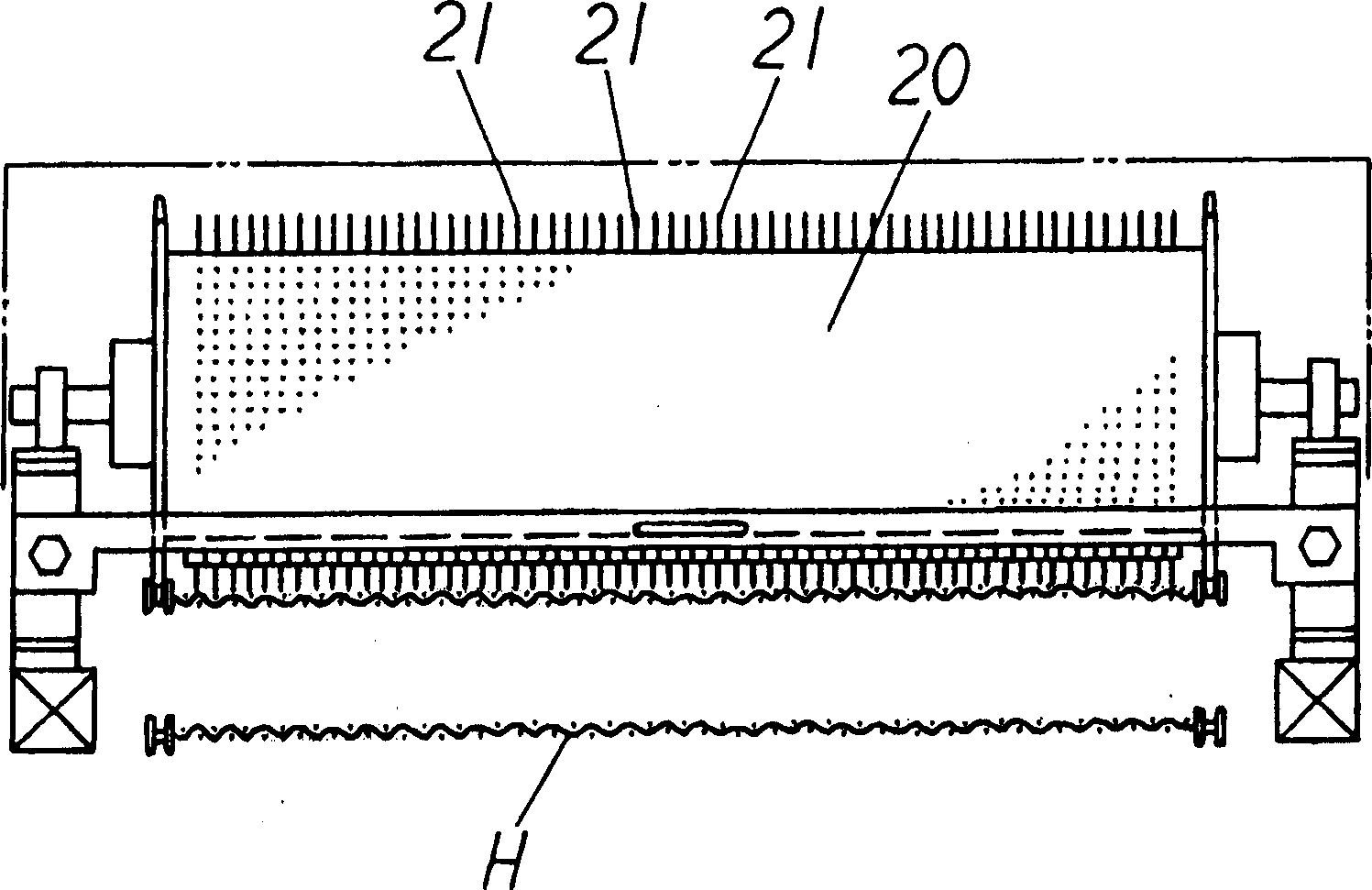 Grilled fish processing method and grilled fish processing device