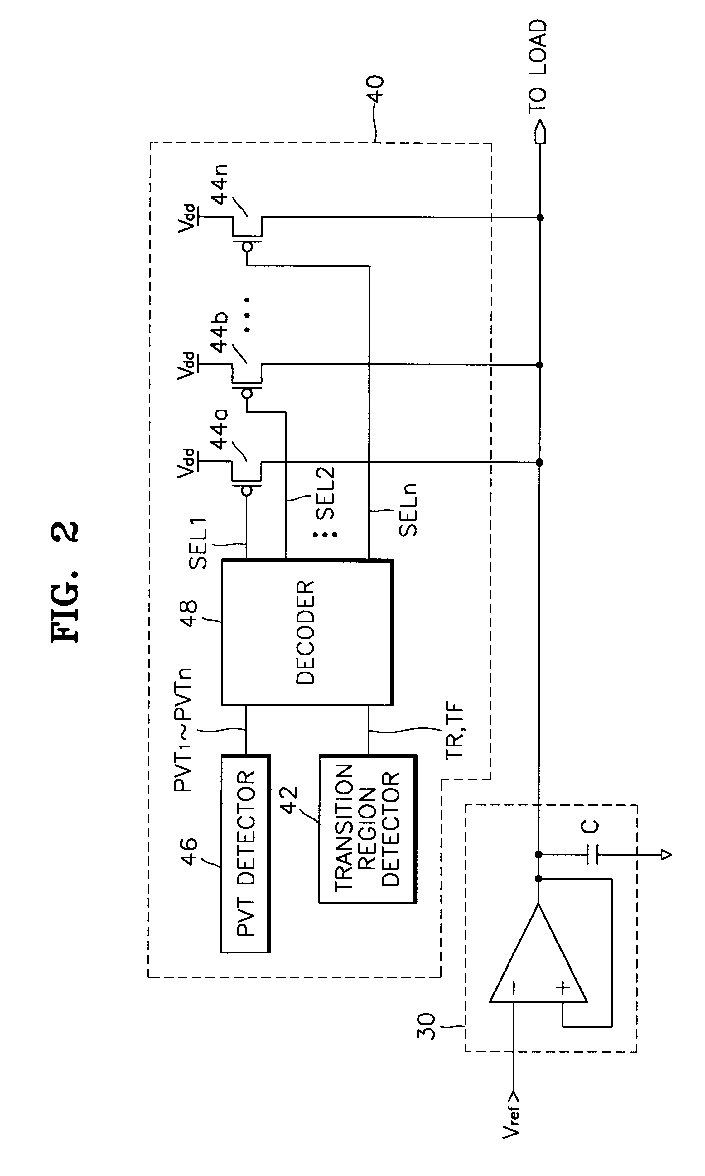 Charge compensator for voltage regulator