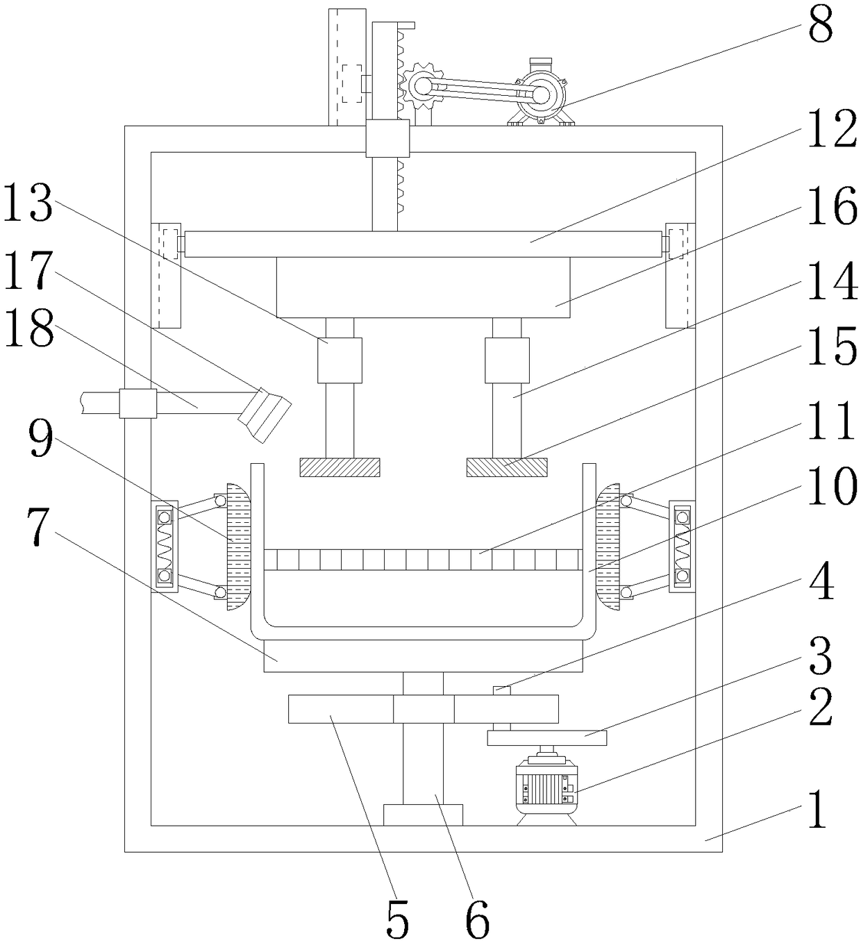 Medical instrument cleaning device