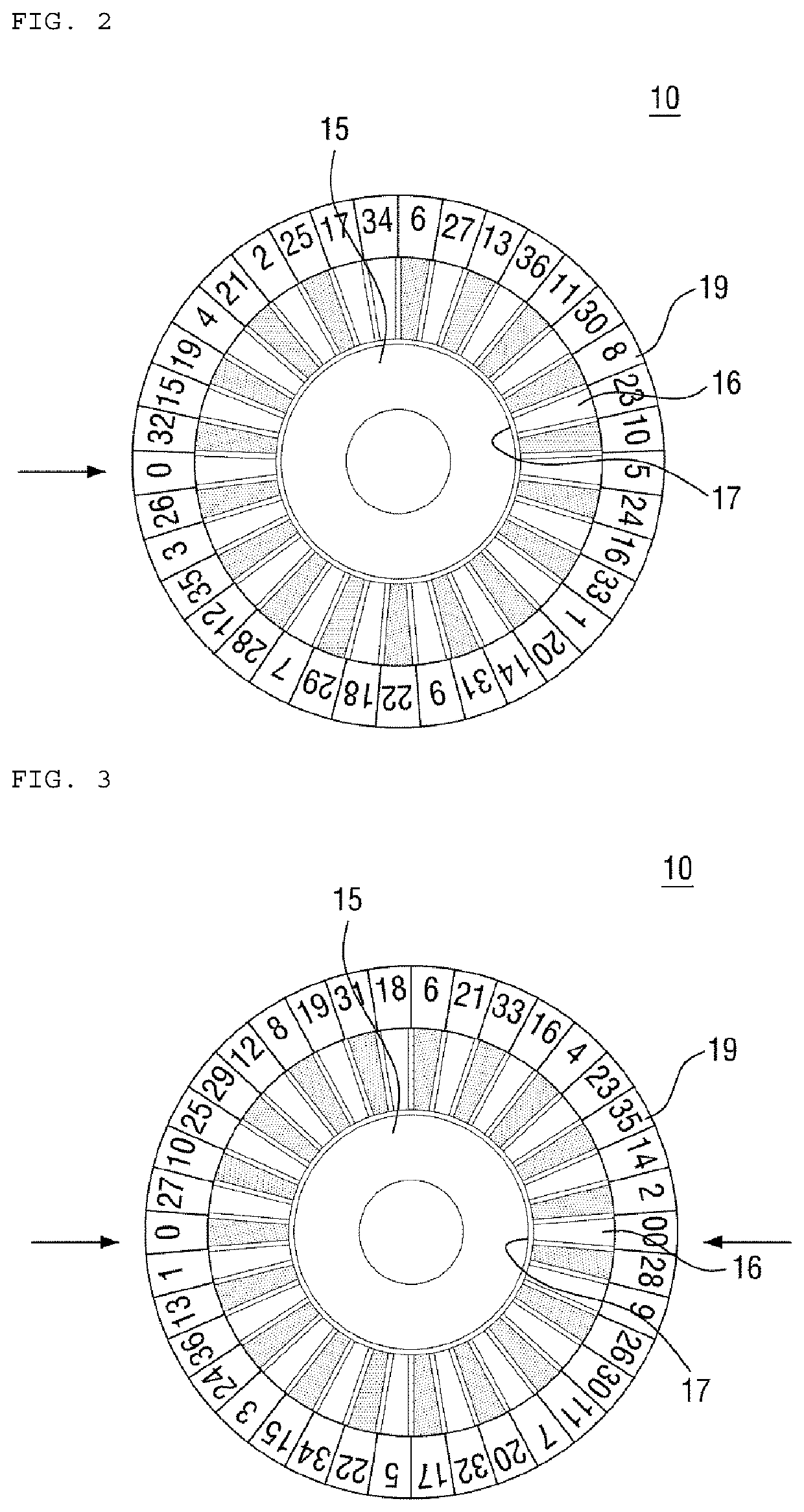 Multi-game machine display device