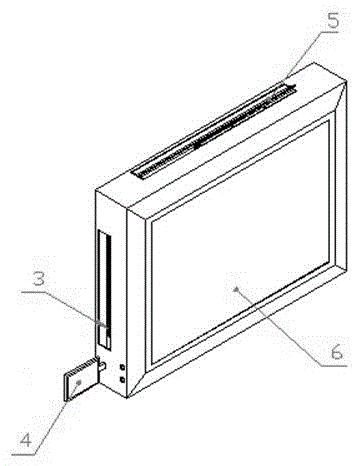 Integrated intelligent flat-panel central air-conditioning indoor machine