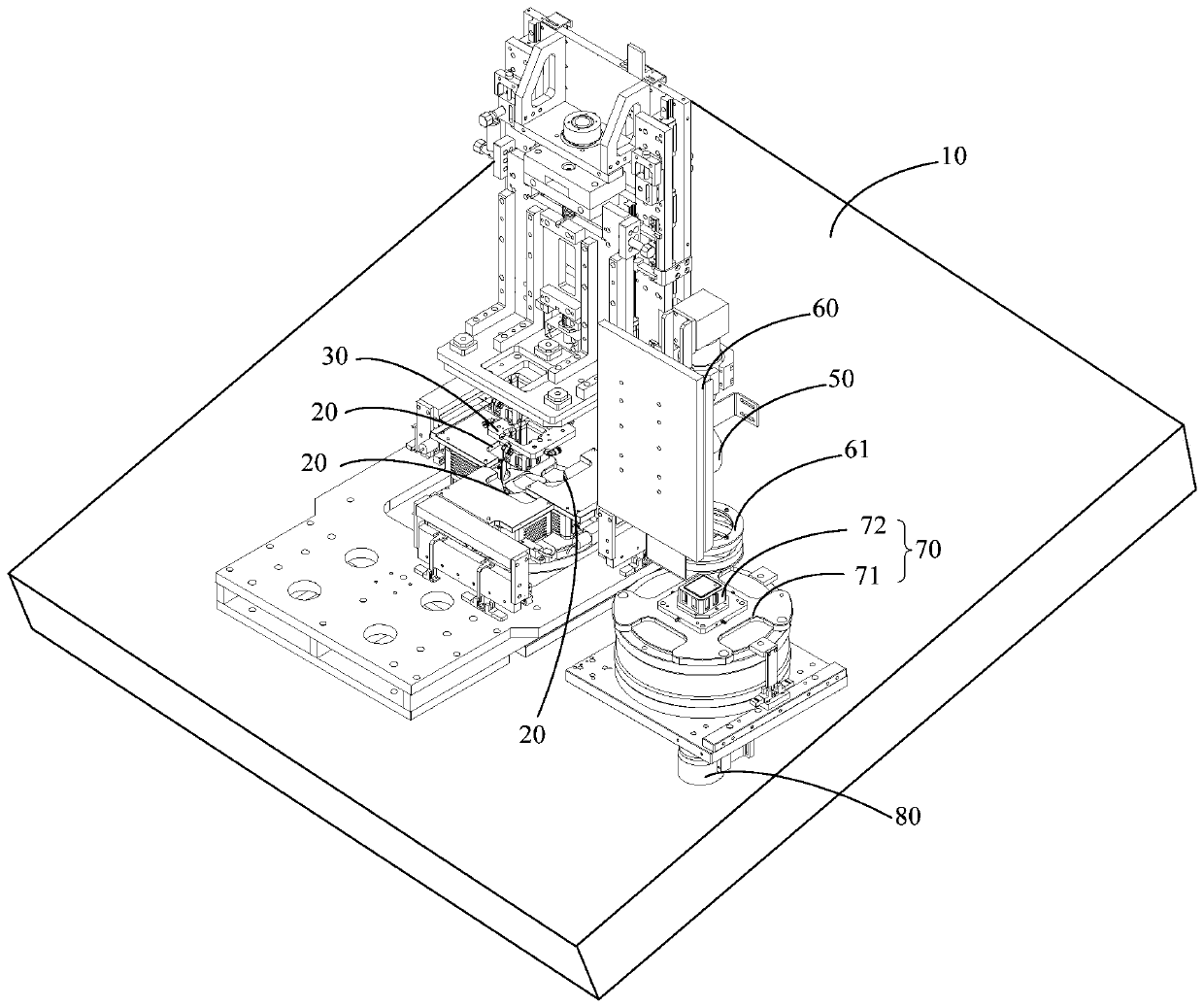 Grating superimposition mechanism