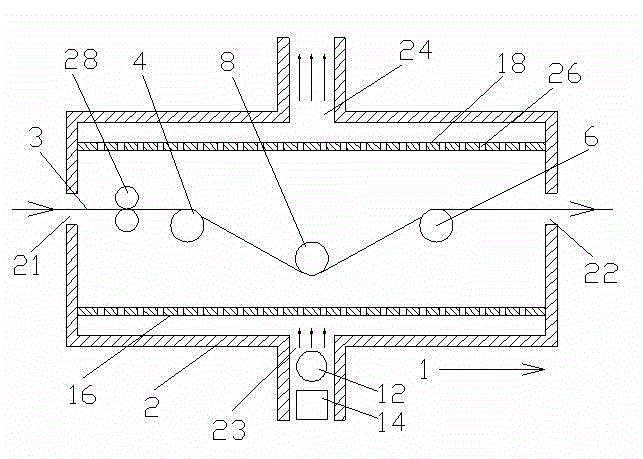 Efficient distribution dryer