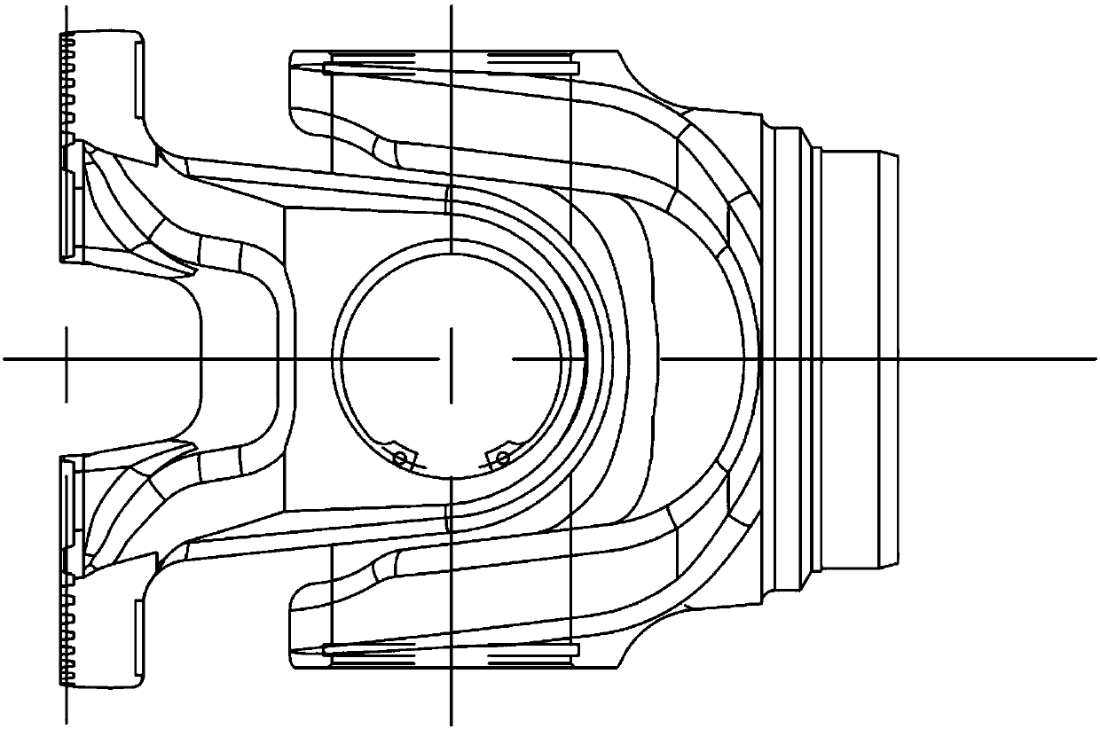 Integral press-fitting and welding process for heavy-duty transmission shaft