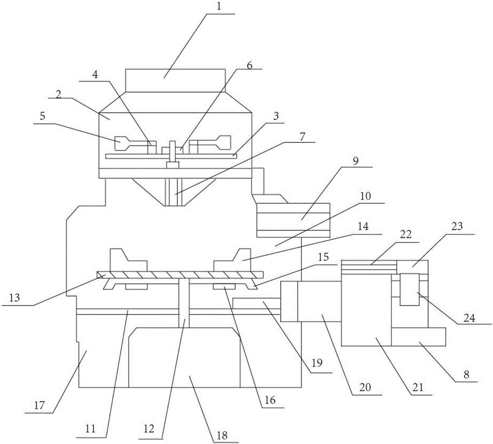 Kitchen waste treatment device