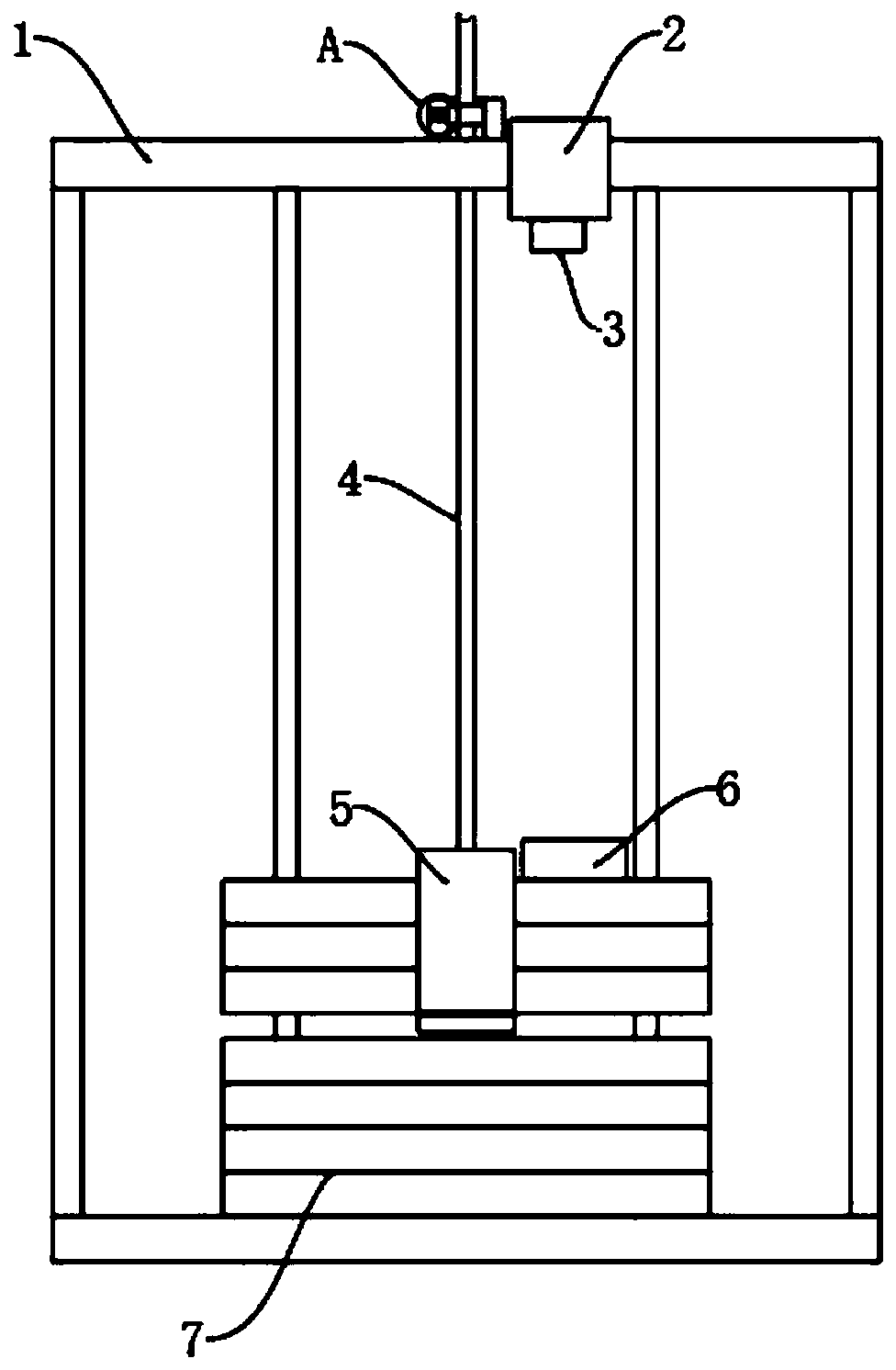 Device for exercise distance detection based on anaerobic instrument