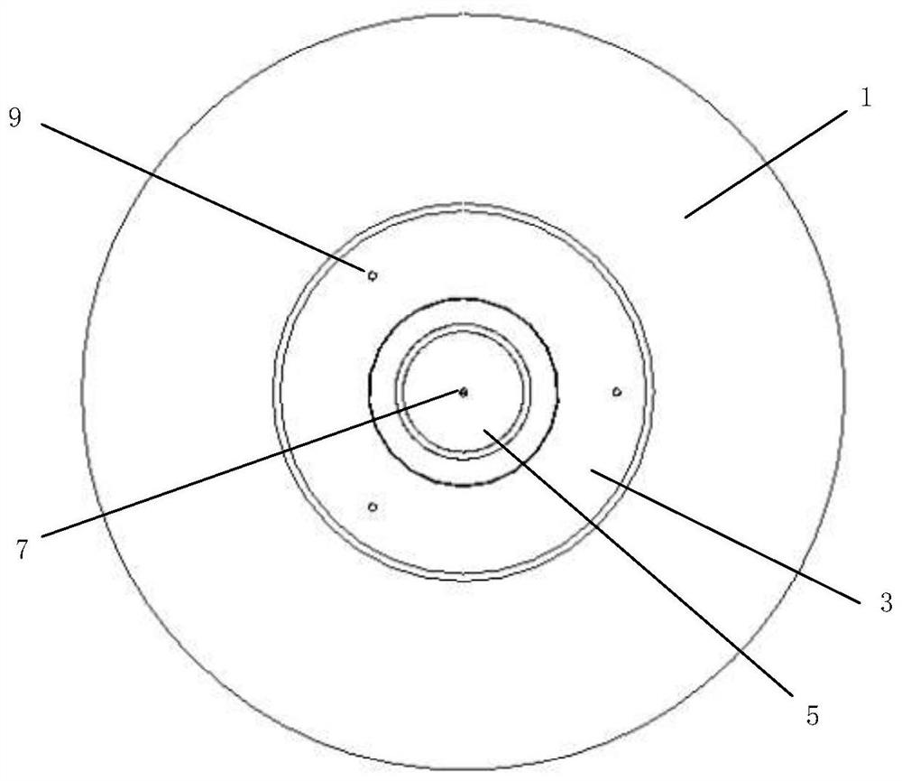 Meteorological air temperature measuring device