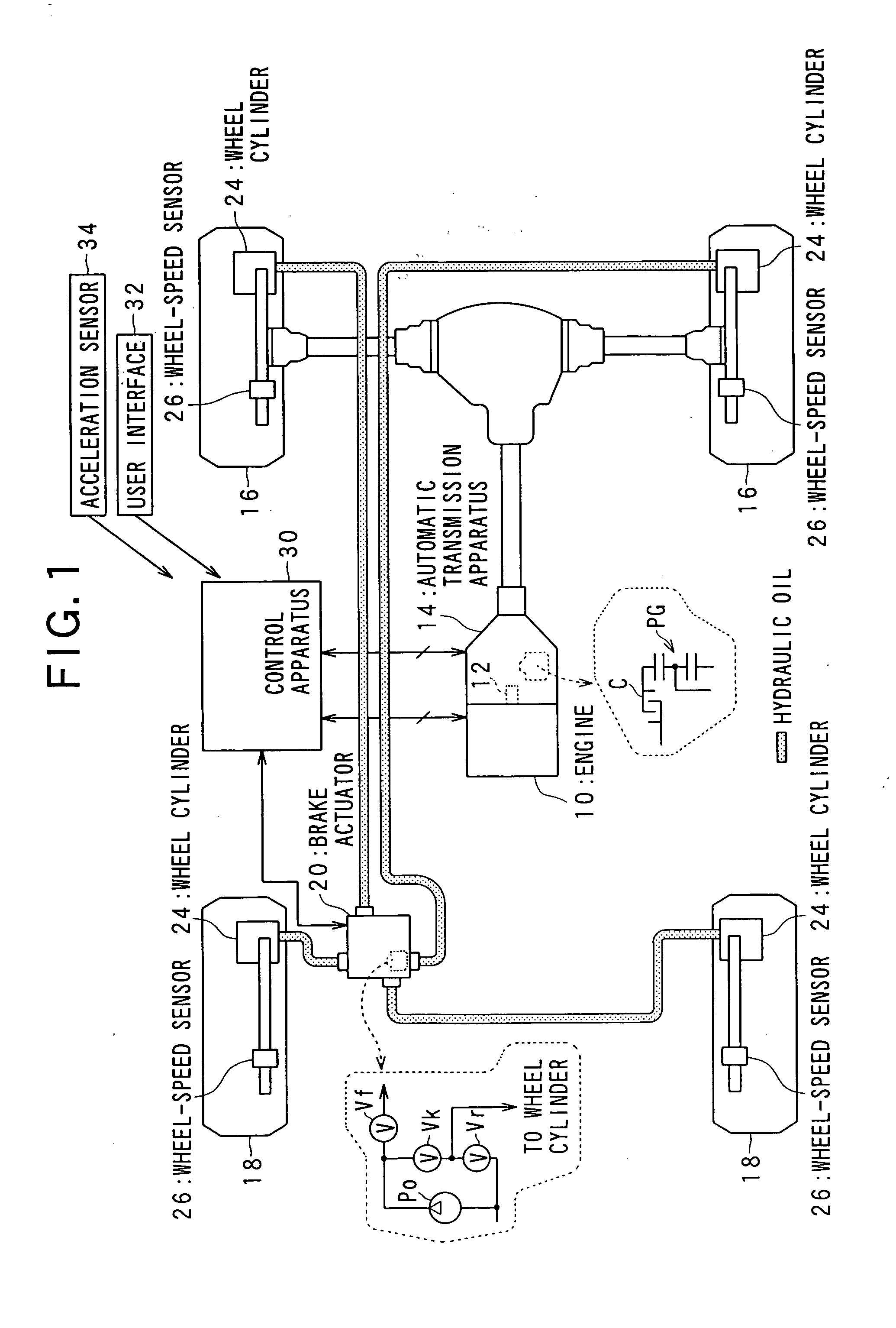 Method and apparatus for controlling acceleration of a vehicle