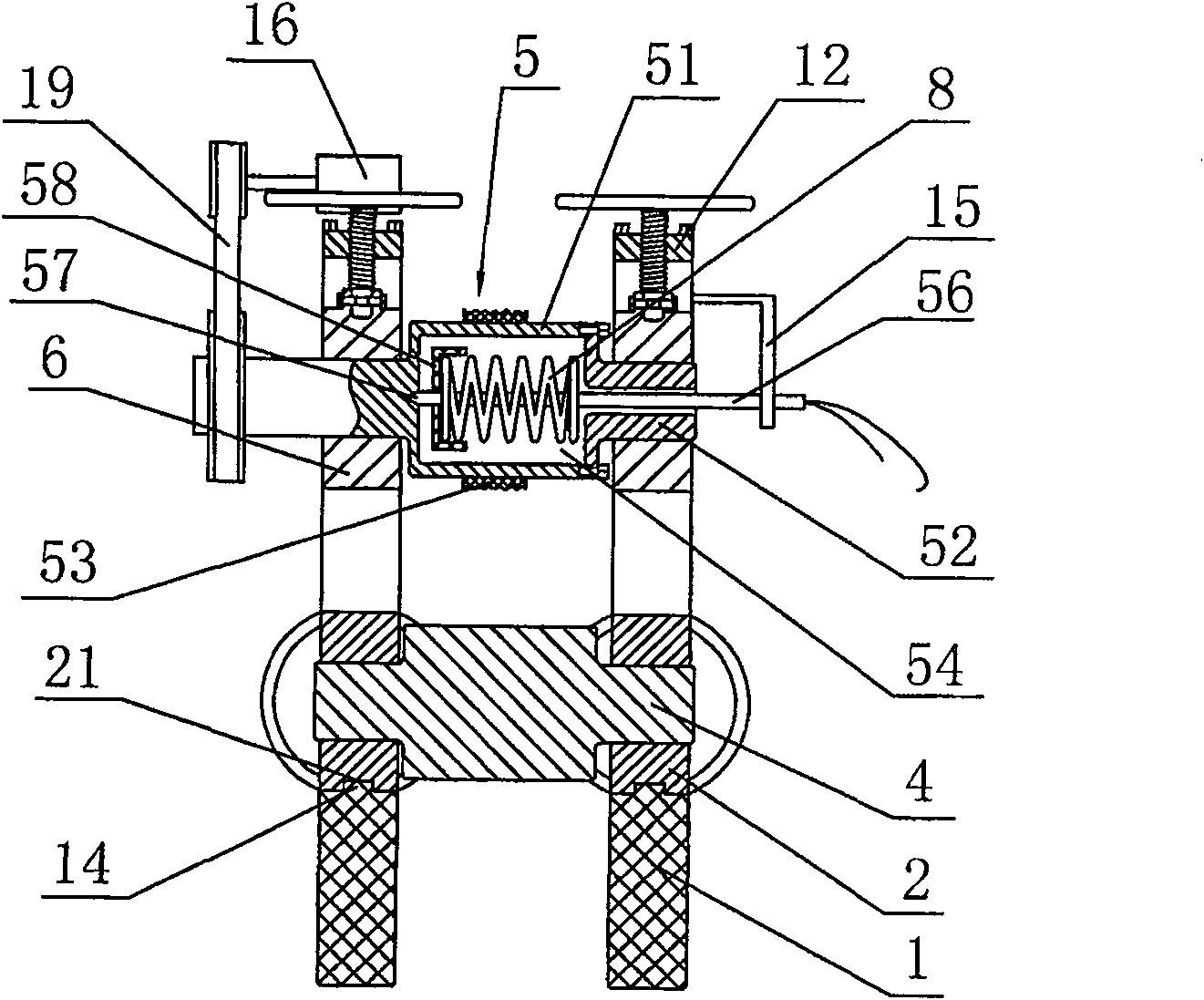 Embossment device of cylindrical wooden wares