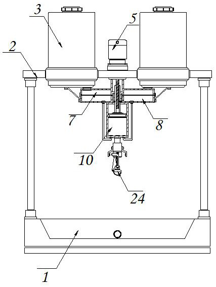 Medical care wound comprehensive flushing device capable of avoiding pollution