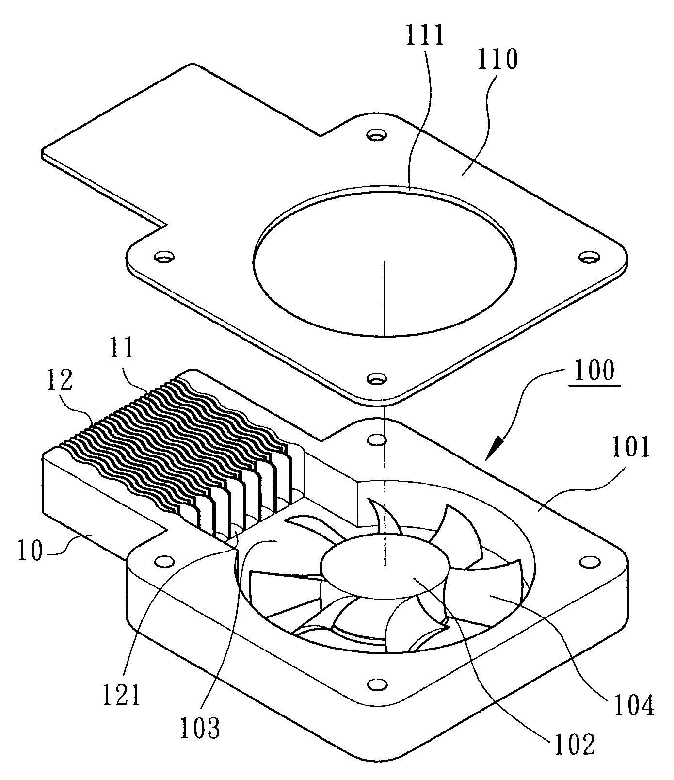 Heat sinks for a cooler