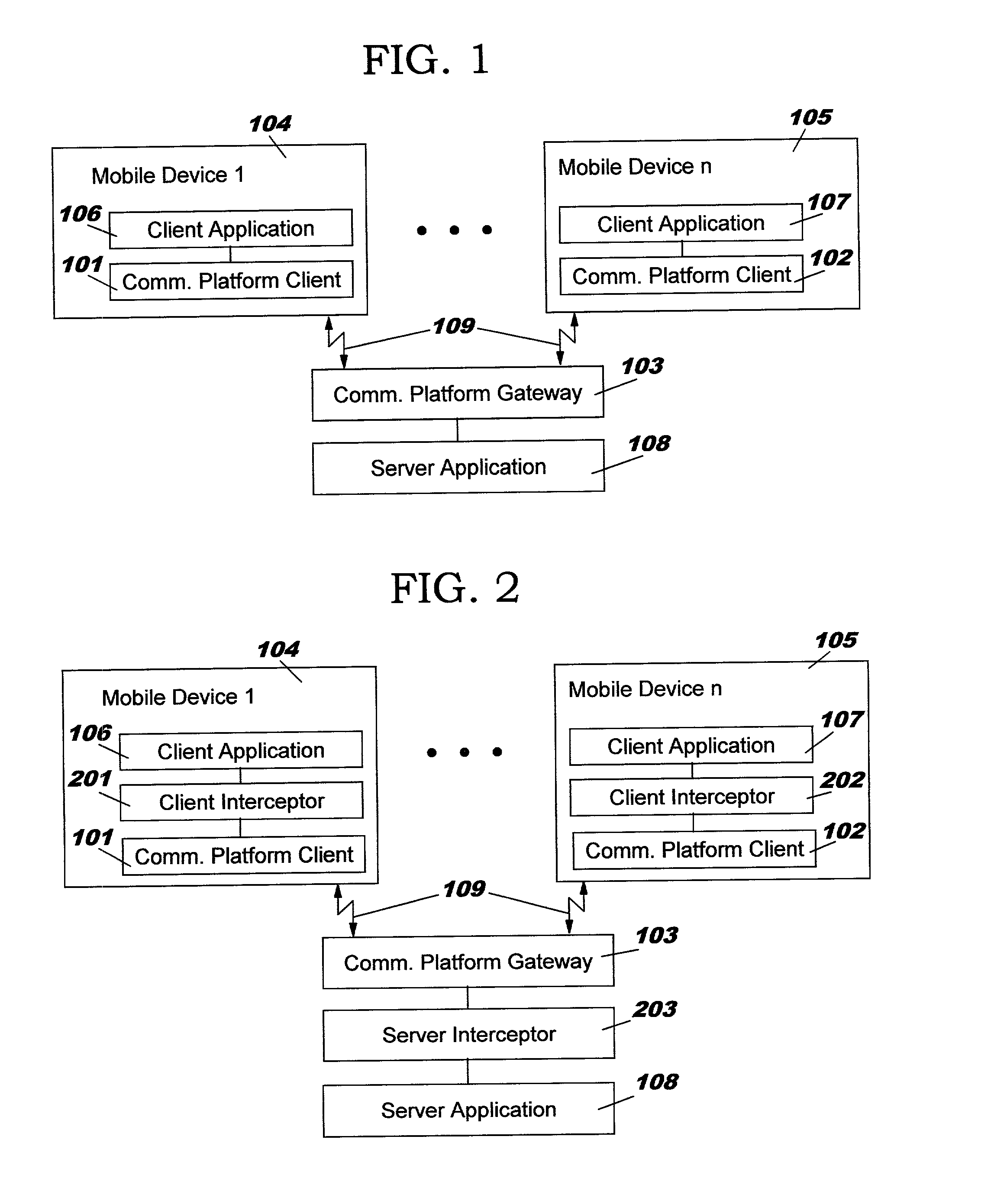 Interception method and system for compensating disadvantageous characteristics of a communication protocol