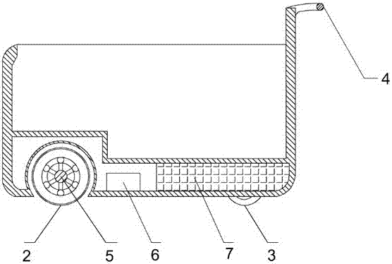 Full-automatic intelligent following luggage car