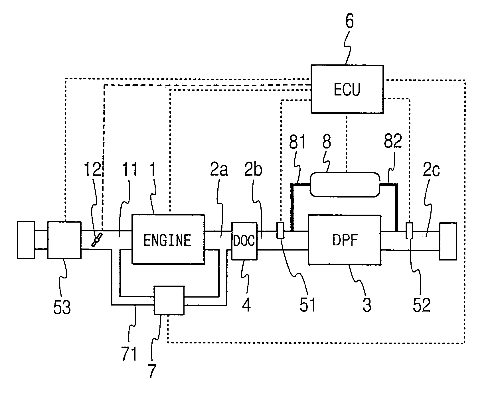 Exhaust gas cleaning system of internal combustion engine