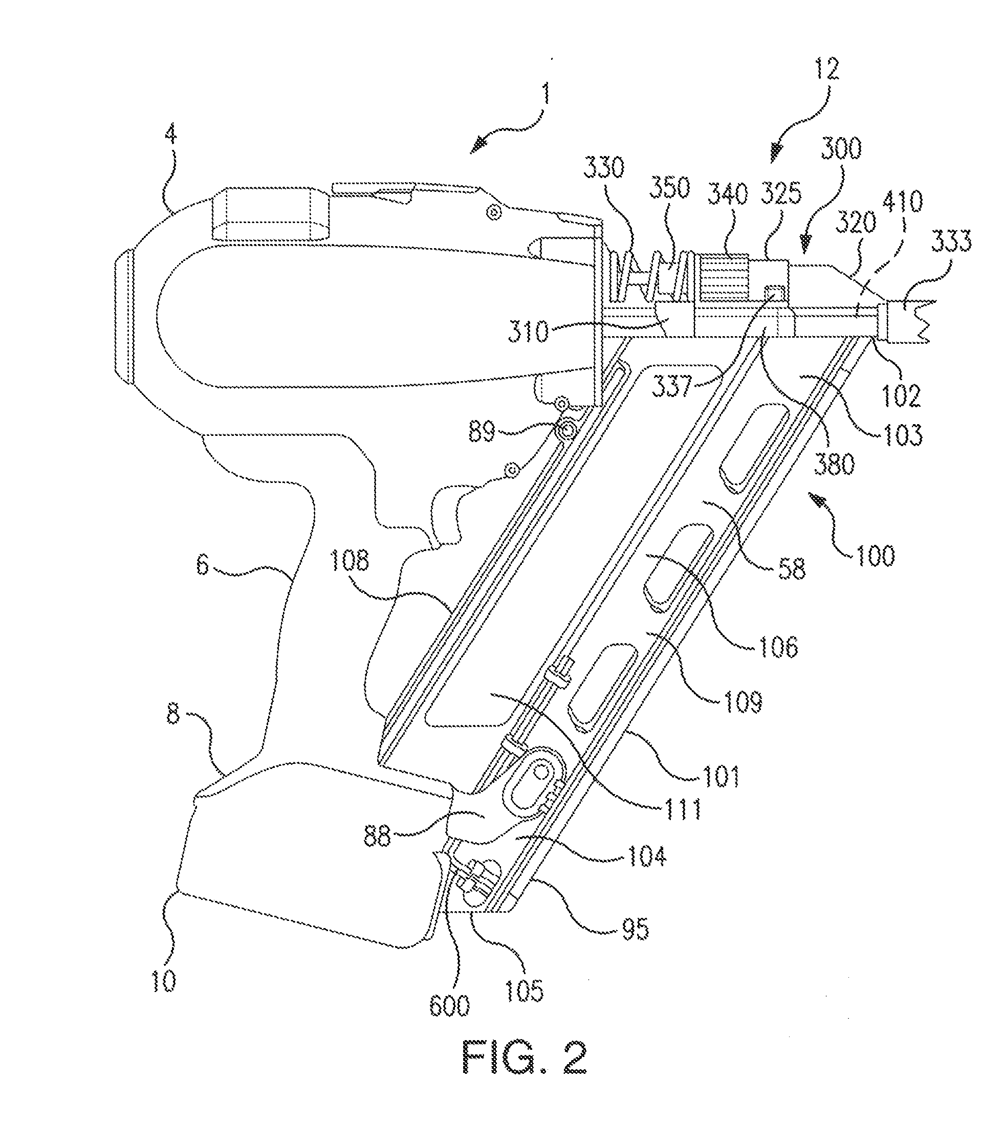 Nailer Driver Blade Stop