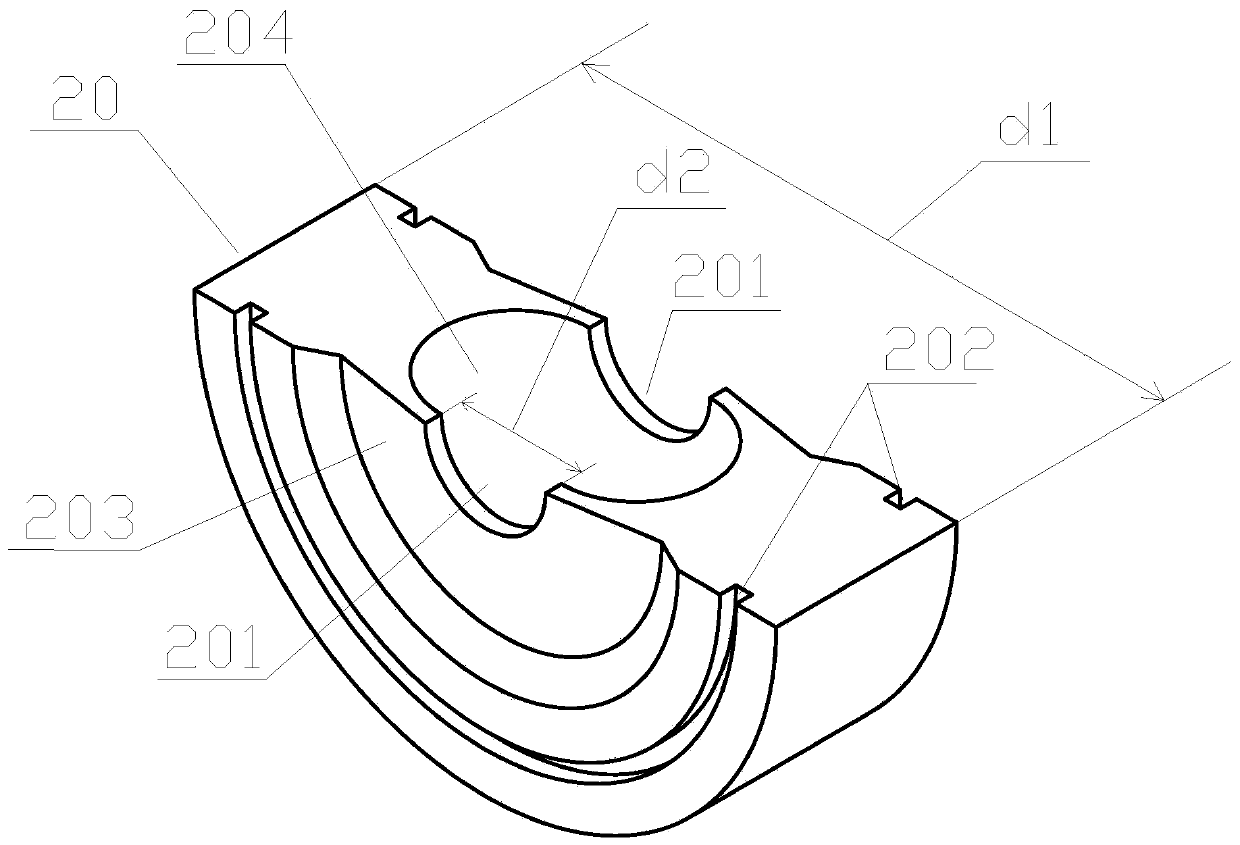 Design and manufacturing method of high-pressure hydrogen contact self-tightening combined seal