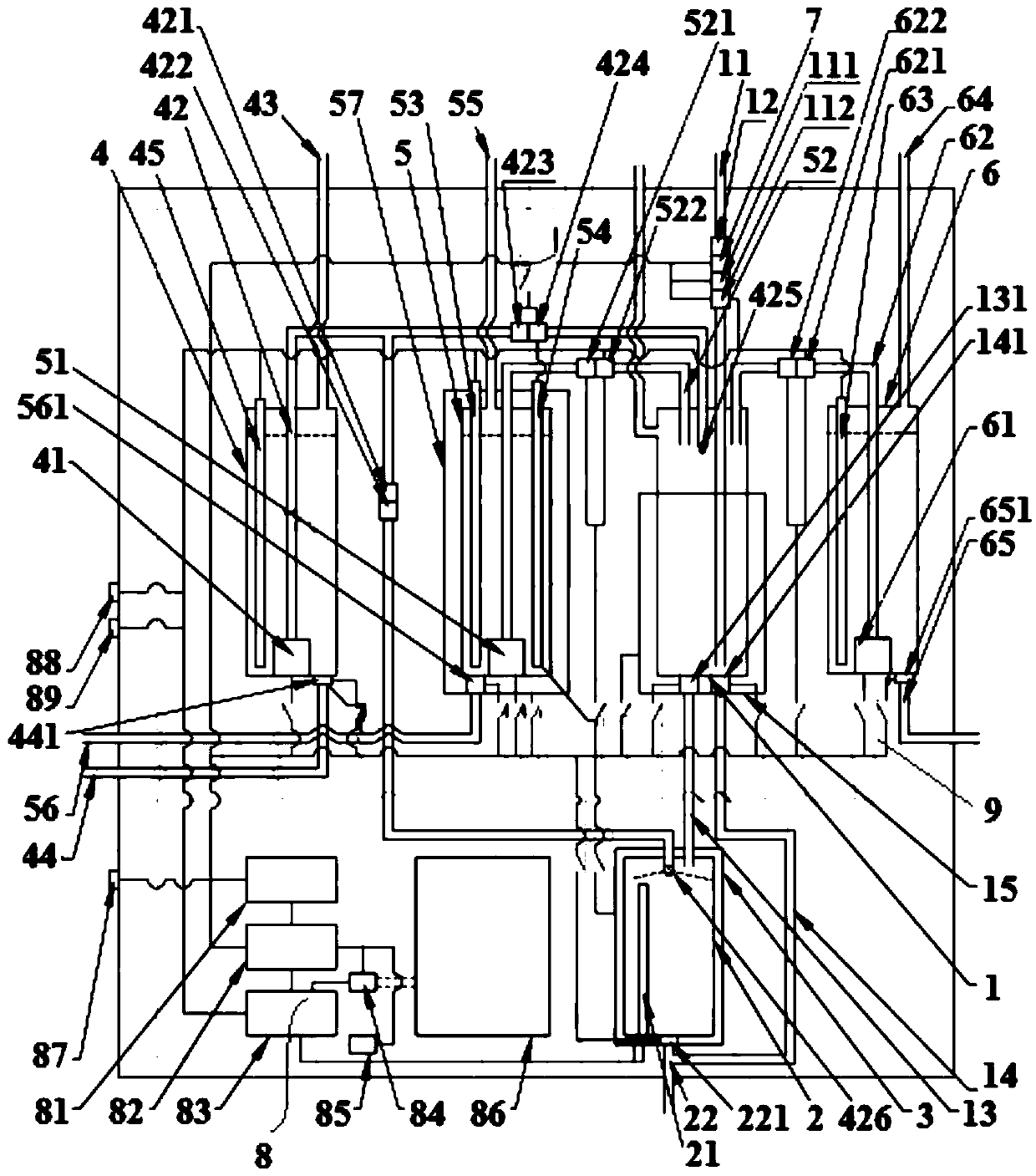 A fully automatic formaldehyde concentration detection device and its control method