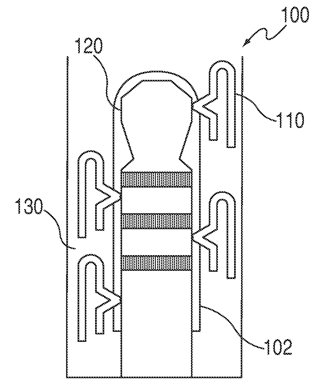 Audio jack with pogo pins for conductive contacts