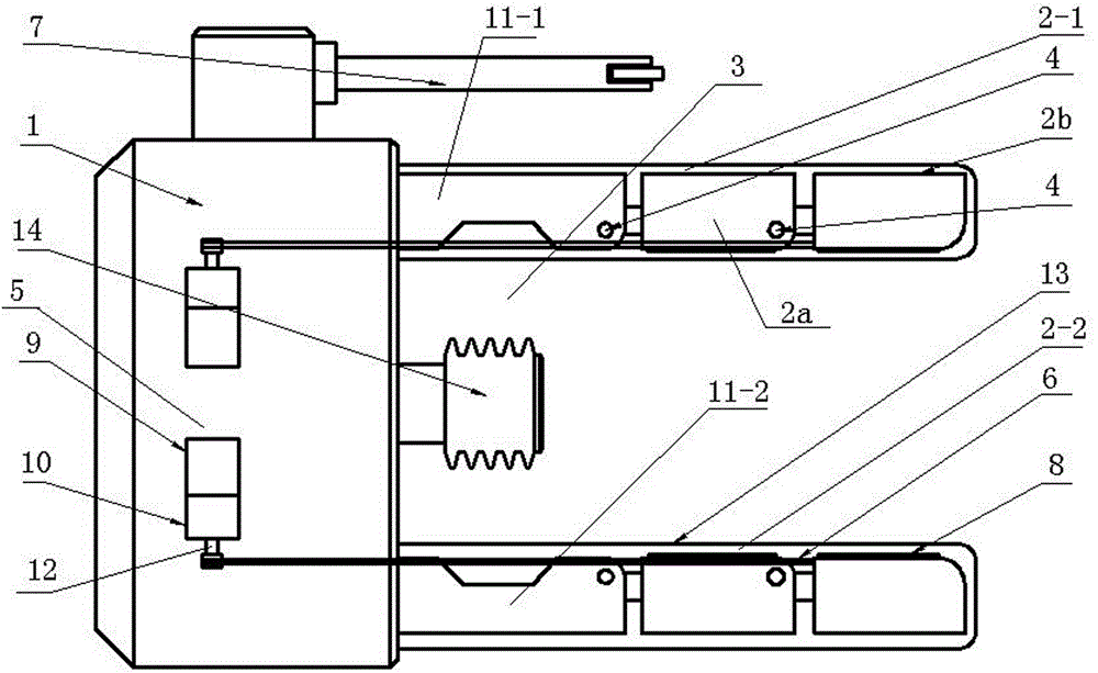 End effector structure of fruit and vegetable picking robot