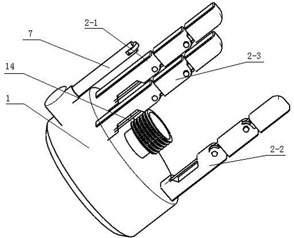 End effector structure of fruit and vegetable picking robot