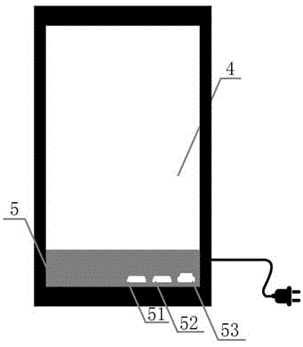 Internet intelligent mirror based on natural user interface