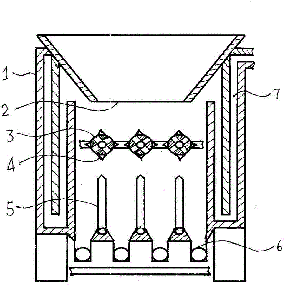 Garbage progressive grading pyrolysis device capable of preventing generation of dioxin