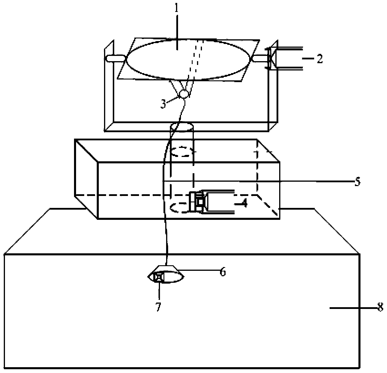 Indoor sun tanning device based on optical fiber light guiding and working method