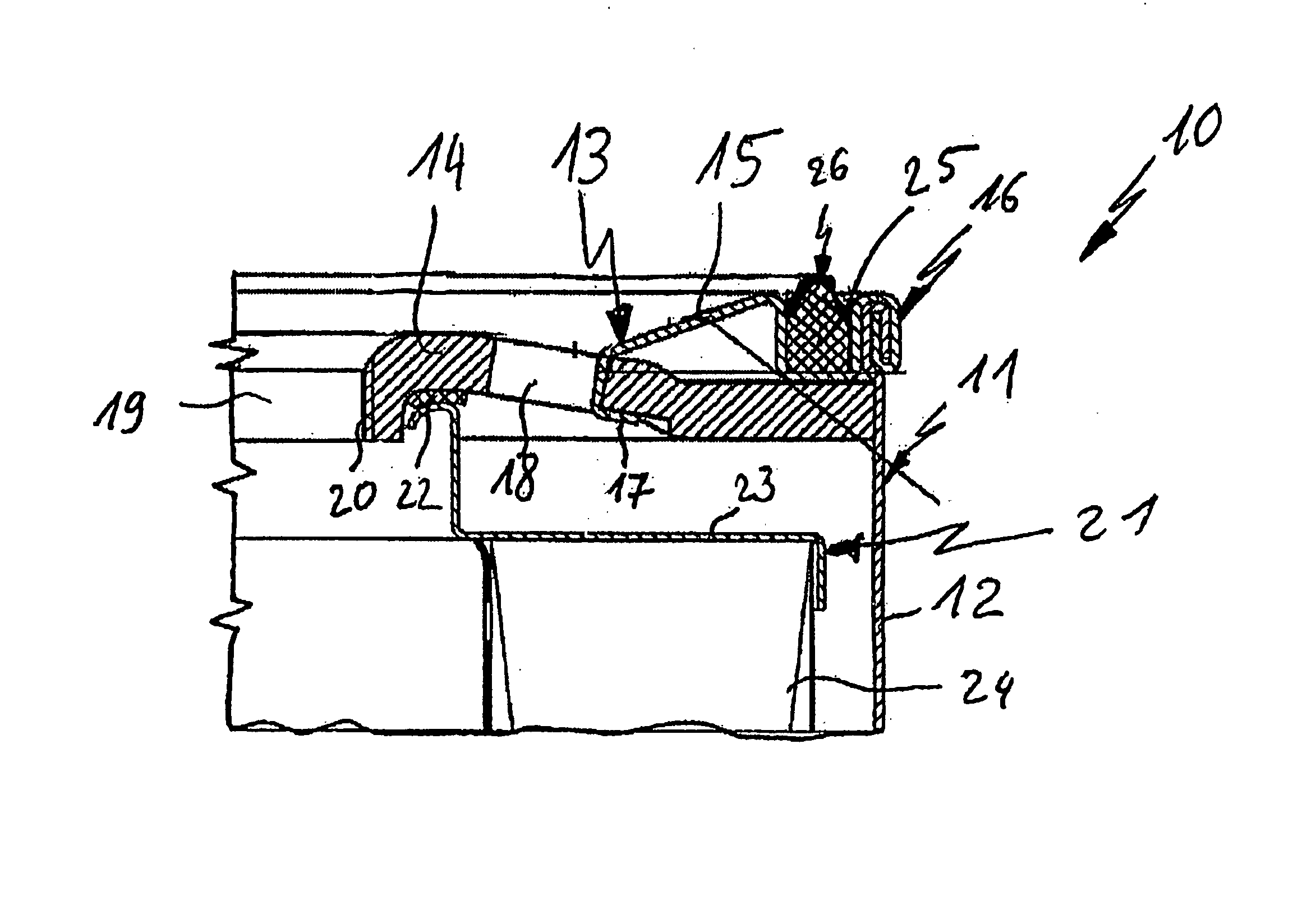 Exchangeable filter