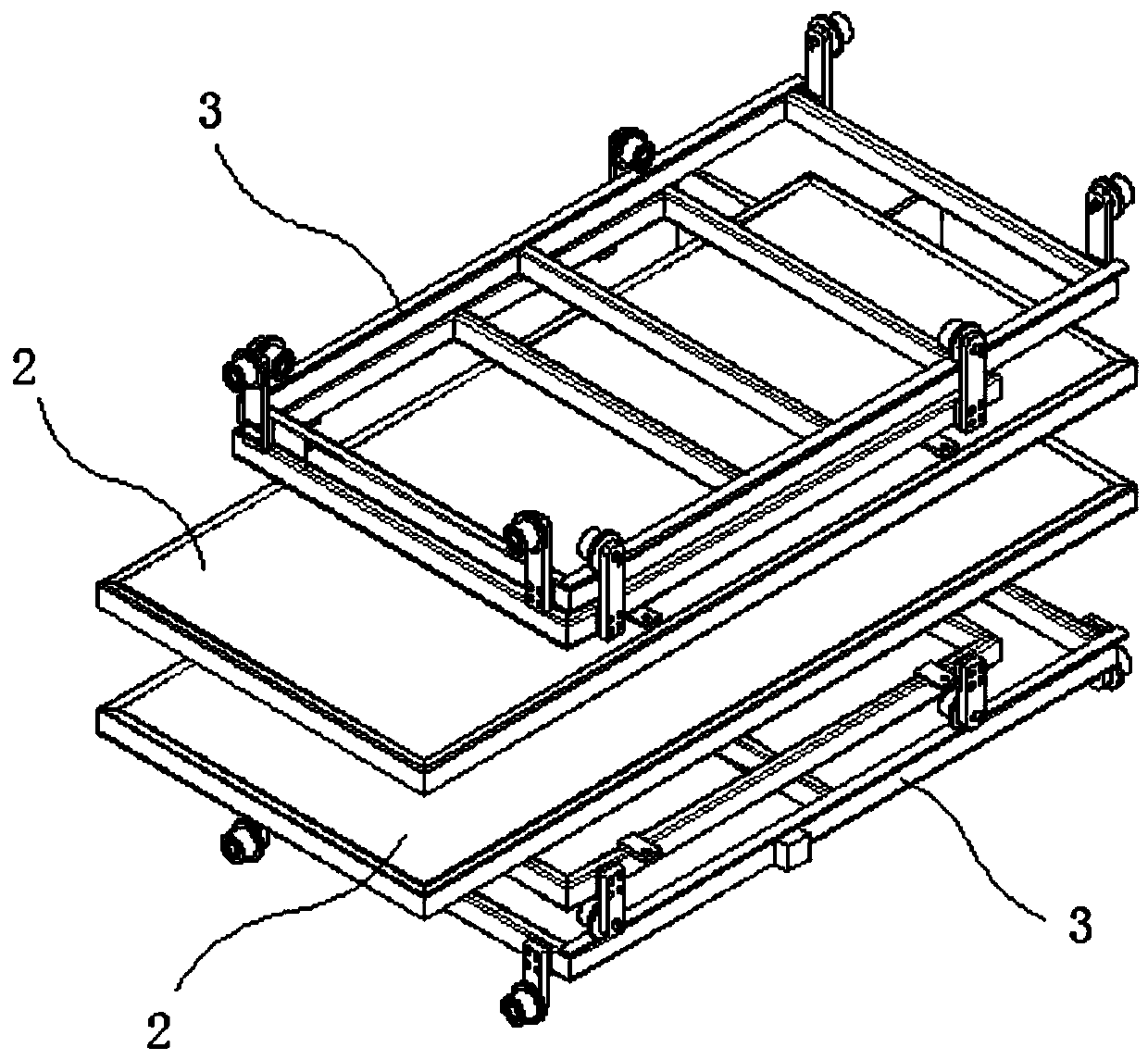 Heating forming mechanism for plate material