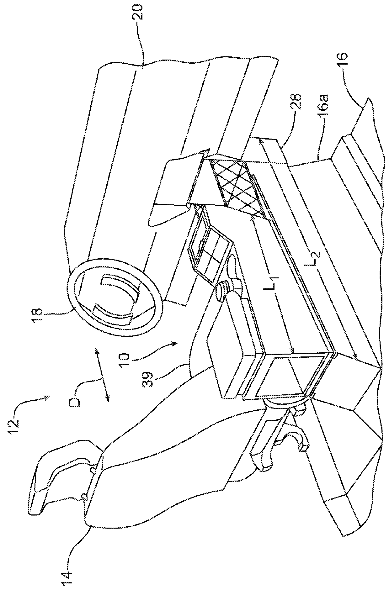 Vehicle console with coupled motion and enhanced storage capabilities