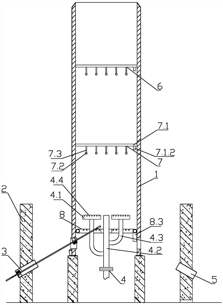 Silane tail gas treatment method containing chlorosilane