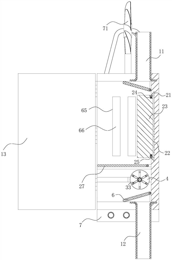 Weak current network power distribution cabinet