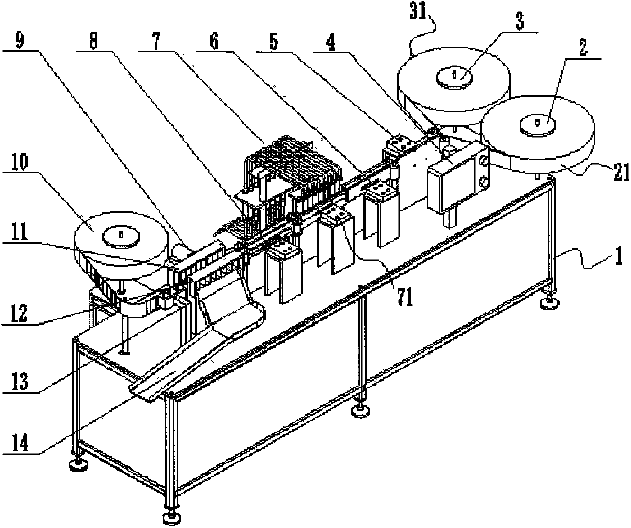 Full-automatic plate-type packaging machine