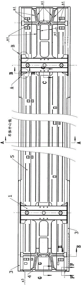 Welding process of aluminum alloy car body chassis for subway