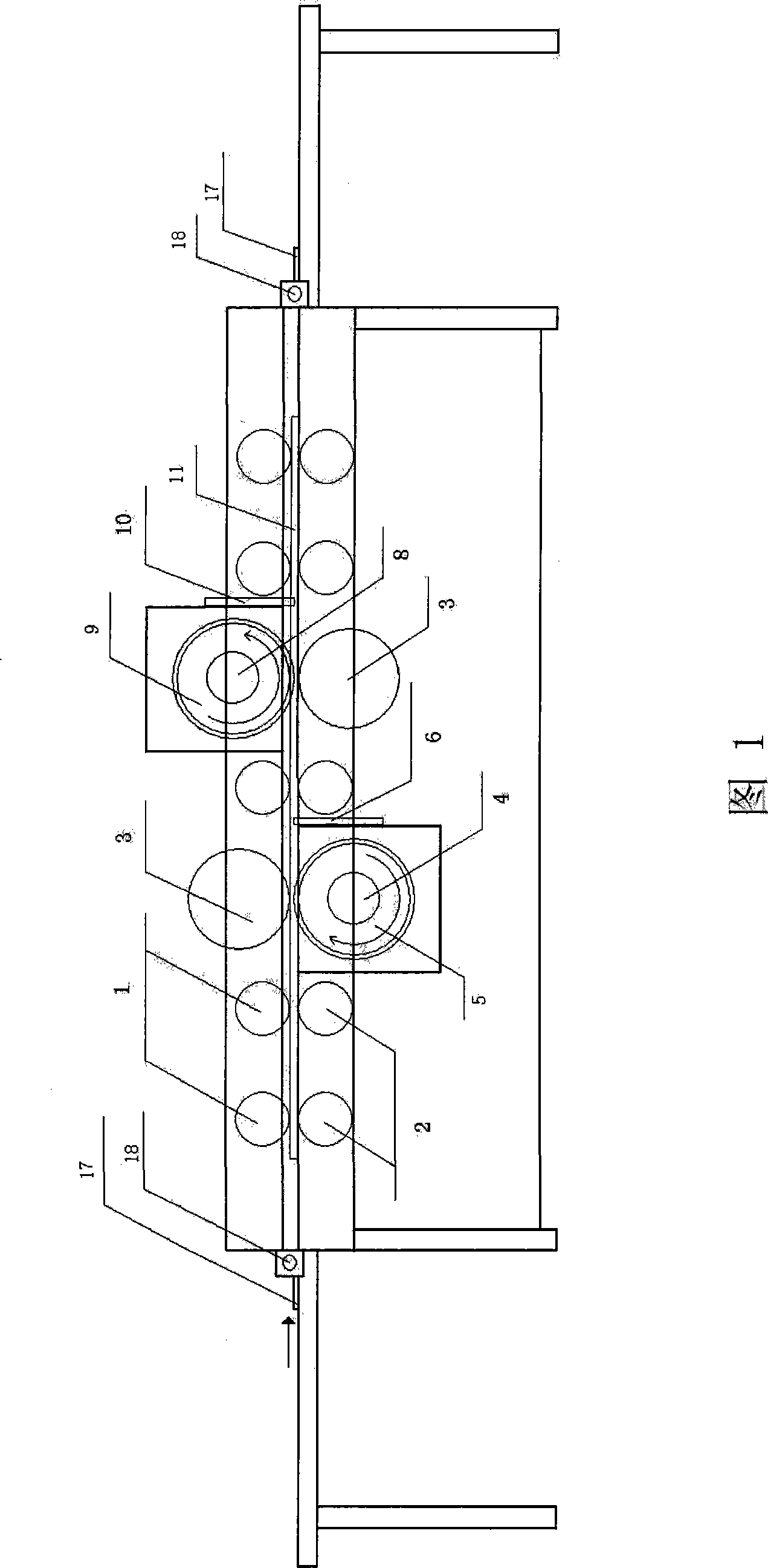 Full-automatic profiling cutter for wooden floor substrate